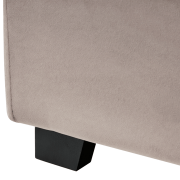 Dubbelsäng med lamellram Rouen 180x200 cm - Taupe - Möbler - Säng - Sängram & sängstomme