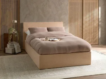 Dubbelsäng Orbey 120x200 cm - Beige - Möbler - Säng - Sängram & sängstomme