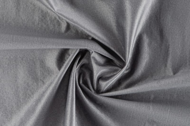 Ella Sängpaket 160x200 cm Rutig Gavel - Ljusgrå/Sammet - Möbler - Säng - Komplett sängpaket