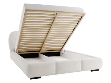 Fito Sängram med förvaring 200x200 cm - beige - Möbler - Säng - Sängram & sängstomme
