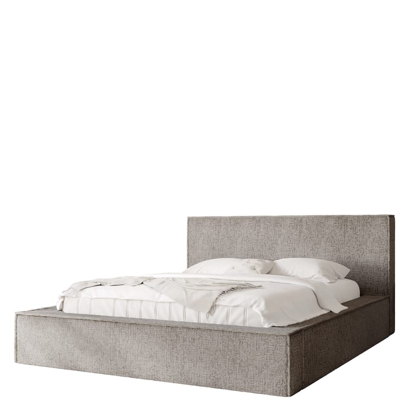 Gadi Sängram med förvaring 160x200 cm - beige - Möbler - Säng - Sängram & sängstomme