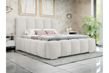 Gioia Förvaringssäng 140x200 cm - Beige - Möbler - Säng - Sängram & sängstomme