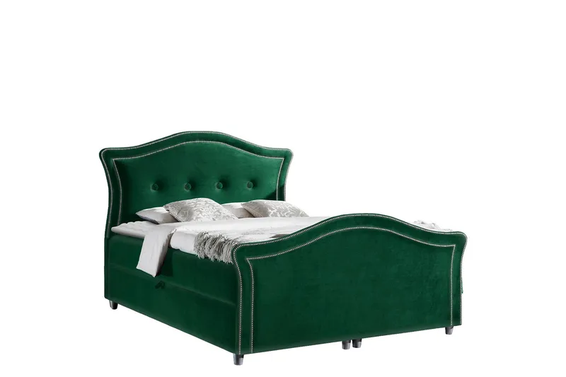 Hestra Lux Sängpaket Kontinentalsäng 160x200 cm - Grön - Möbler - Säng - Komplett sängpaket