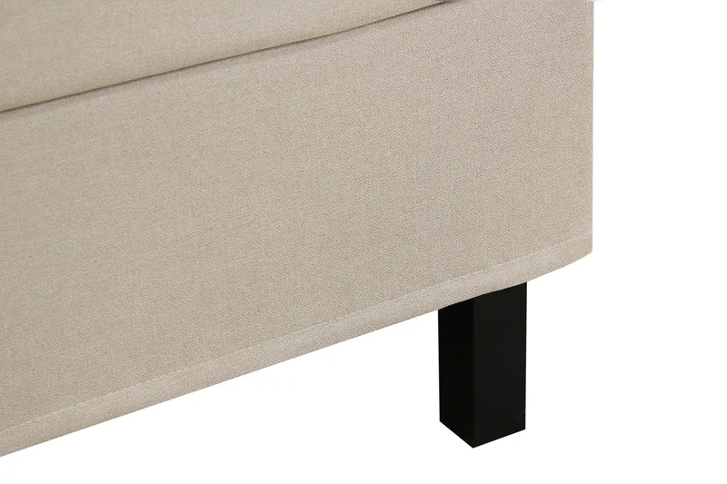 HVILA Classic Komplett Sängpaket 180x200 cm Kontinentalsäng med rutad sänggavel - Beige - Möbler - Säng - Komplett sängpaket