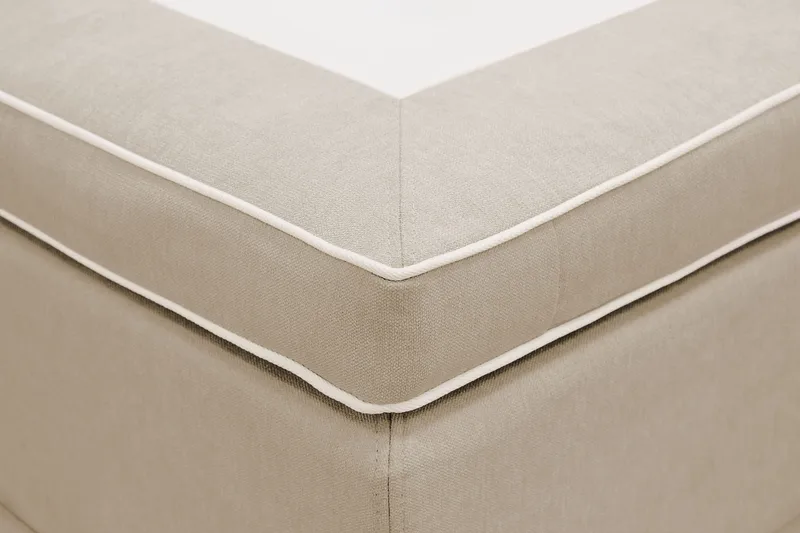 HVILA Lyx Kontinentalsäng 160x200 cm - Beige - Möbler - Säng - Kontinentalsäng
