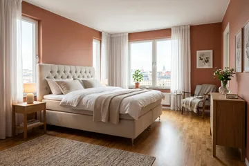 HVILA Lyx Kontinentalsäng 180x200 cm - Beige - Möbler - Säng - Komplett sängpaket