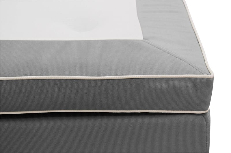 HVILA Lyx Kontinentalsäng 180x200 cm - Ljusgrå - Möbler - Säng - Komplett sängpaket