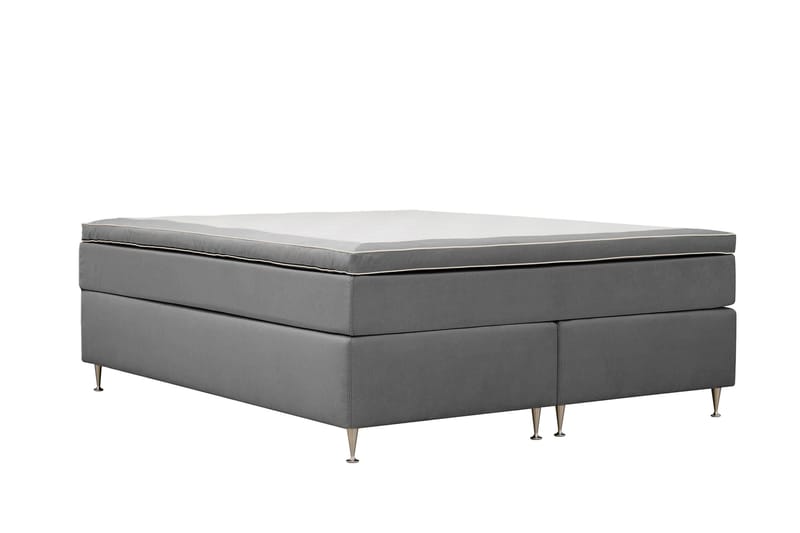 HVILA Lyx Kontinentalsäng 180x200 cm - Ljusgrå - Möbler - Säng - Komplett sängpaket