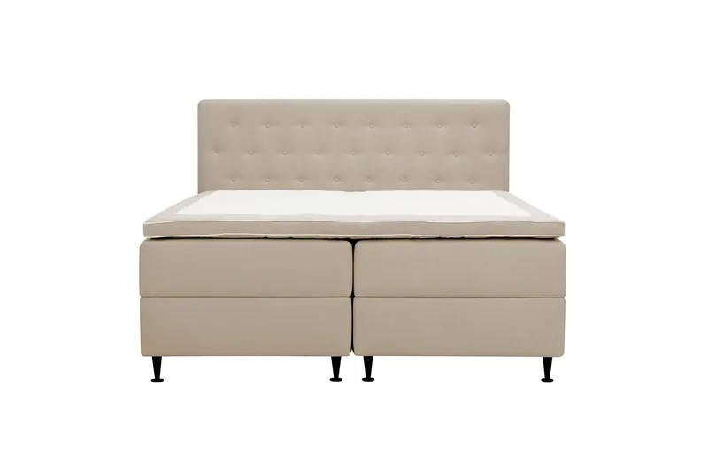 HVILA Plus Komplett Sängpaket med Förvaring 160x200 cm - Beige - Möbler - Säng - Komplett sängpaket