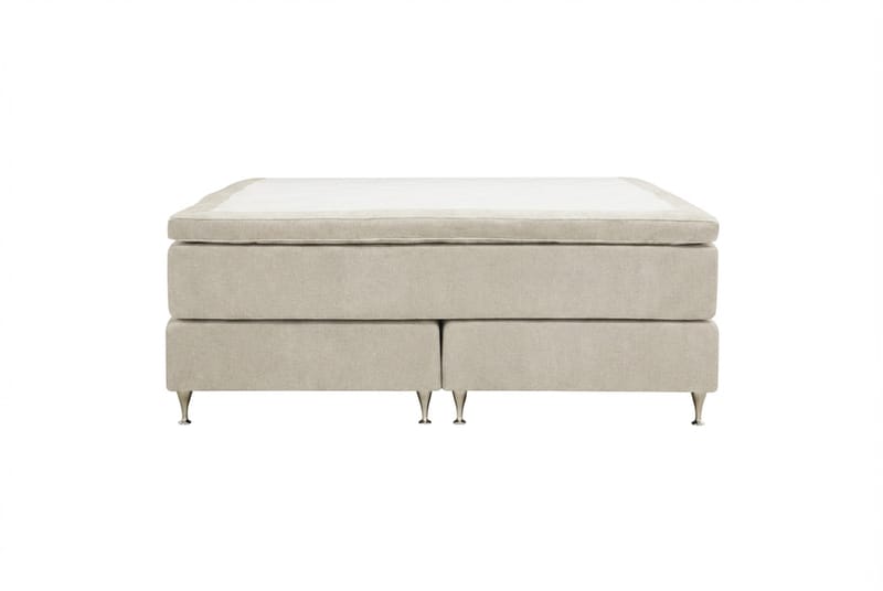 HVILA Premium Kontinentalsäng 160x200 cm - Beige Tyg - Möbler - Säng - Kontinentalsäng