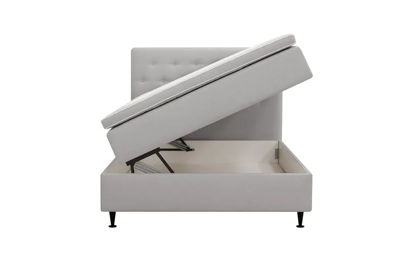 HVILA Plus Komplett Sängpaket med Förvaring 140x200 cm - Grå - Möbler - Säng - Komplett sängpaket