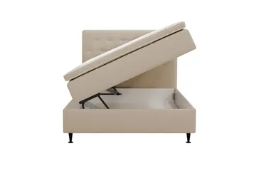 HVILA Plus Komplett Sängpaket med Förvaring 120x200 cm - Beige - Möbler - Säng - Komplett sängpaket