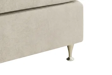HVILA Premium Kontinentalsäng 180x200 cm - Beige Tyg - Möbler - Säng - Kontinentalsäng
