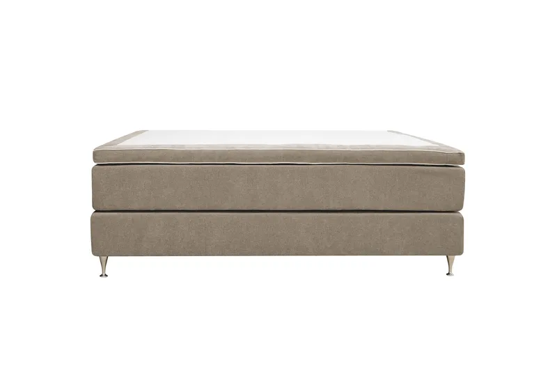 HVILA Premium Kontinentalsäng 180x200 cm - Ljusbrun Tyg - Möbler - Säng - Kontinentalsäng