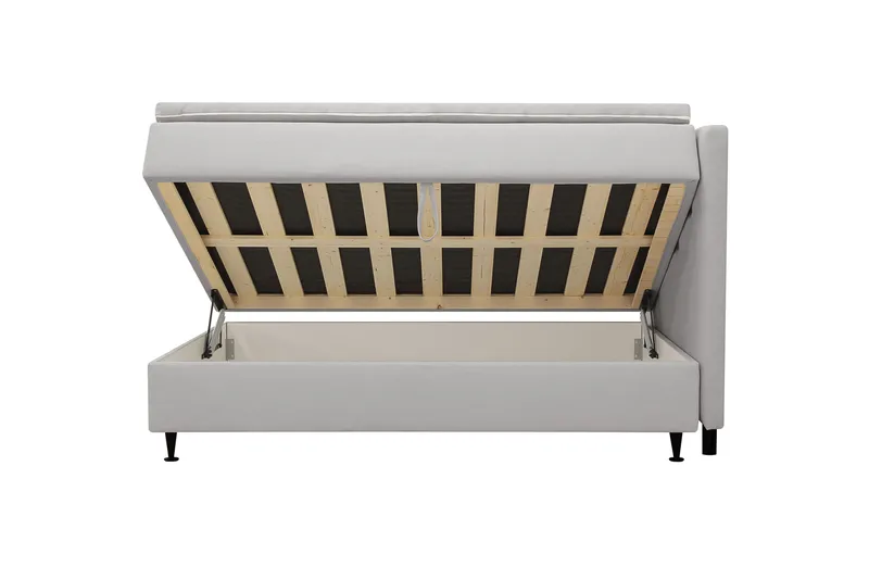 HVILA Plus Komplett Sängpaket med Förvaring 140x200 cm - Grå - Möbler - Säng - Komplett sängpaket