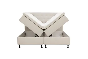 HVILA Plus Komplett Sängpaket med Förvaring 180x200 cm - Ljusbeige - Möbler - Säng - Komplett sängpaket