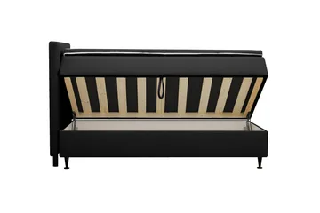HVILA Plus Komplett Sängpaket med Förvaring 90x200 cm - Antracit - Möbler - Säng - Komplett sängpaket