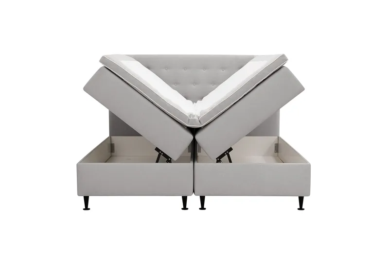 HVILA Plus Komplett Sängpaket med Förvaring 180x200 cm - Grå - Möbler - Säng - Komplett sängpaket