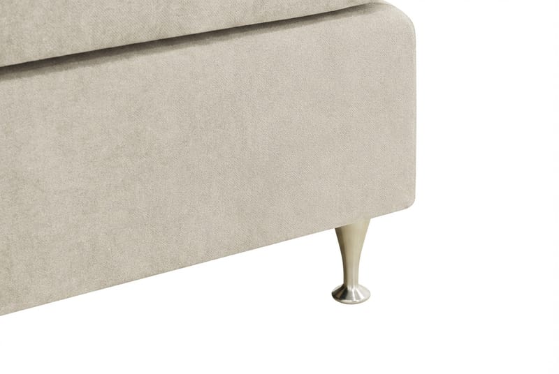 HVILA Premium Kontinentalsäng 180x200 cm - Beige Tyg - Möbler - Säng - Kontinentalsäng