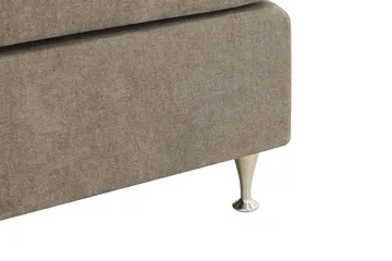 HVILA Premium Kontinentalsäng 180x200 cm - Ljusbrun Tyg - Möbler - Säng - Kontinentalsäng