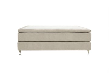 HVILA Premium Kontinentalsäng 160x200 cm - Beige Tyg - Möbler - Säng - Kontinentalsäng