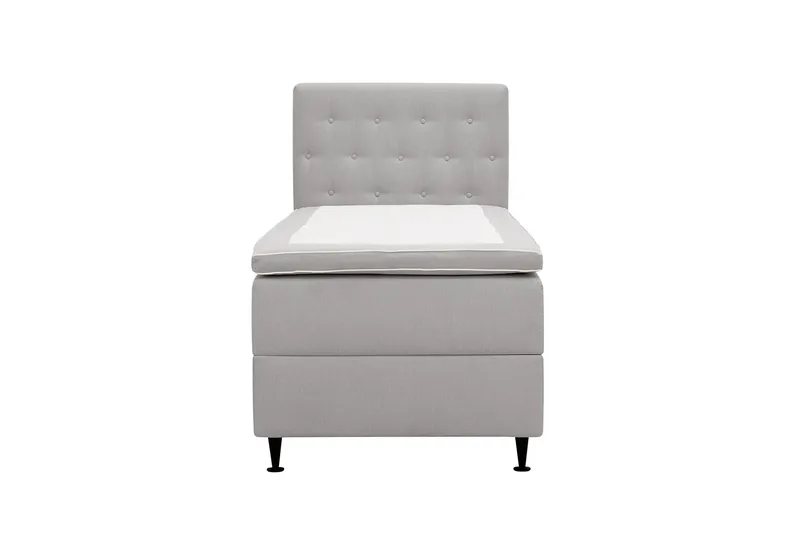 HVILA Plus Komplett Sängpaket med Förvaring 90x200 cm, Grå