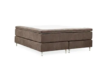 HVILA Premium Kontinentalsäng 180x200 cm - Brun Tyg - Möbler - Säng - Kontinentalsäng
