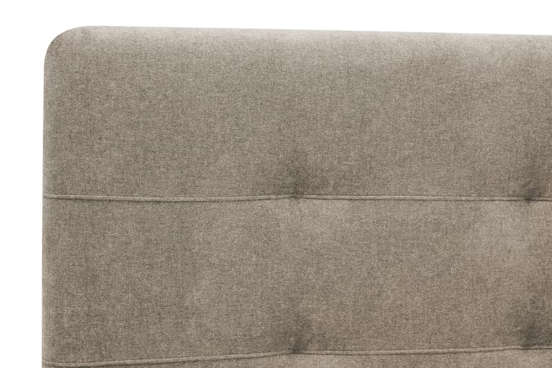 HVILA Premium Komplett Sängpaket 160x200 cm Kontinentalsäng med Sänggavel - Ljusbrun Tyg - Möbler - Säng - Kontinentalsäng