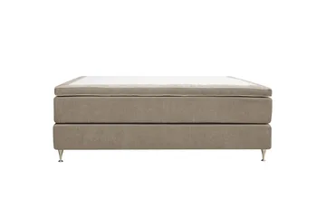 HVILA Premium Kontinentalsäng 160x200 cm - Ljusbrun Tyg - Möbler - Säng - Kontinentalsäng