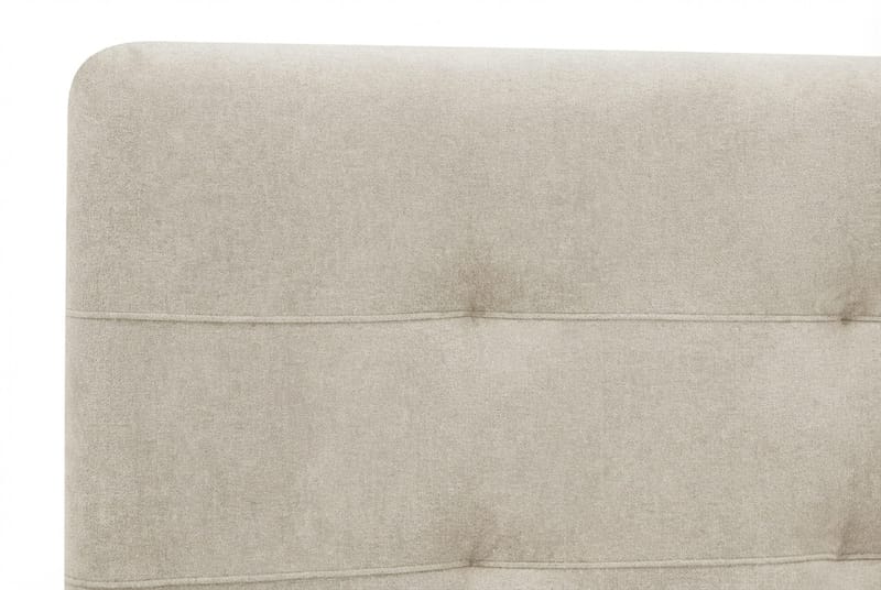 HVILA Premium Komplett Sängpaket 160x200 cm Kontinentalsäng med Sänggavel - Beige Tyg - Möbler - Säng - Kontinentalsäng
