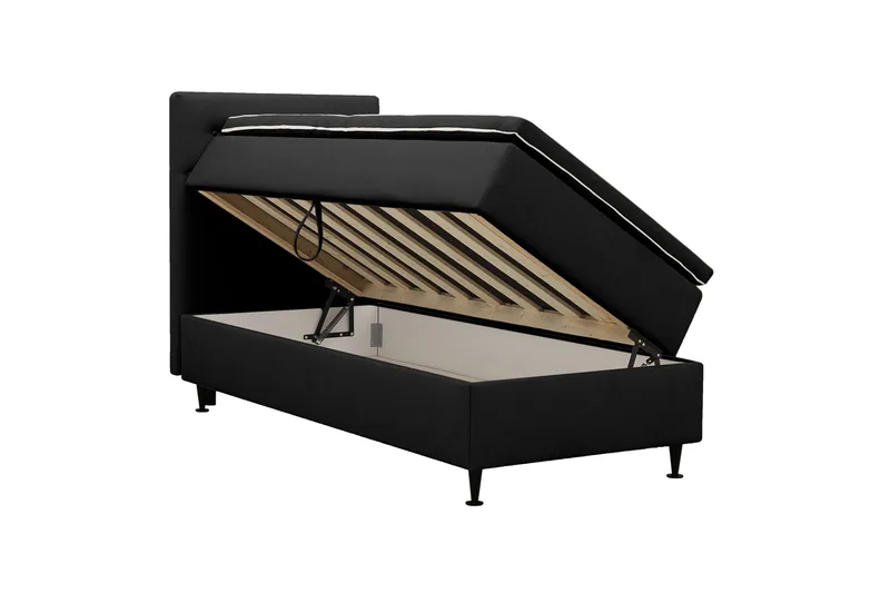 HVILA Plus Komplett Sängpaket med Förvaring 90x200 cm - Antracit - Möbler - Säng - Komplett sängpaket