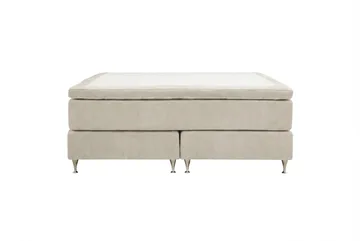 HVILA Premium Kontinentalsäng 180x200 cm - Beige Tyg - Möbler - Säng - Kontinentalsäng