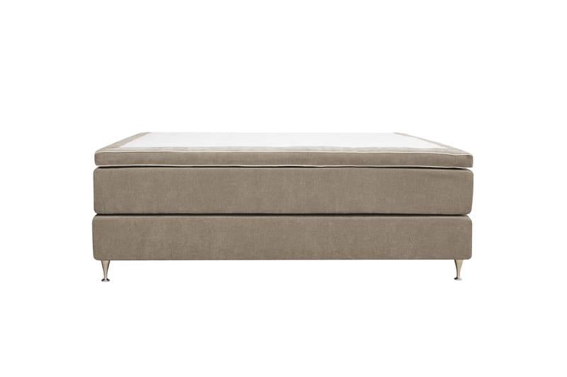 HVILA Premium Kontinentalsäng 160x200 cm - Ljusbrun Tyg - Möbler - Säng - Kontinentalsäng