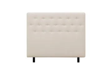 HVILA Plus Komplett Sängpaket – Kontinentalsäng 140x200 cm i Tyg med Förvaring, Sänggavel + Bäddmadrass med Fasthetsgrad Mediumfast - Ljusbeige - Möbler - Säng - Komplett sängpaket