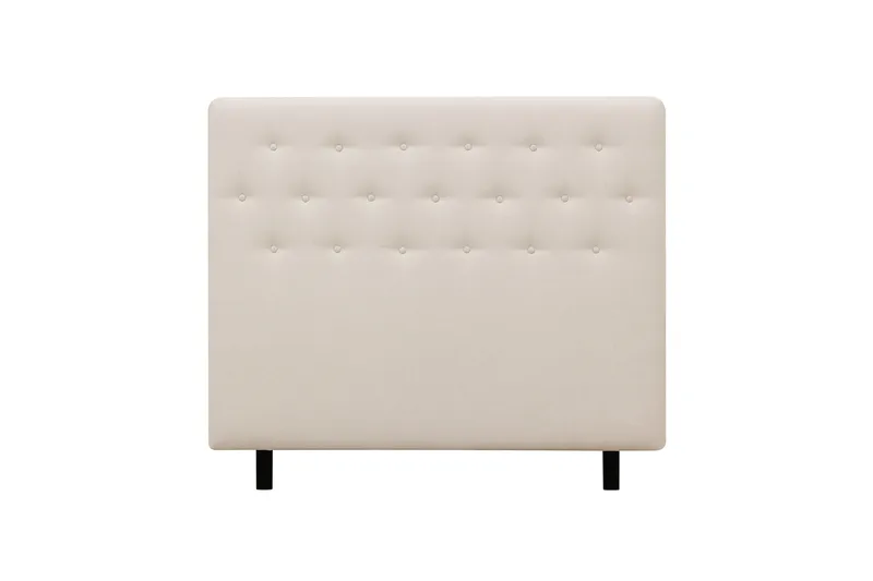 HVILA Plus Komplett Sängpaket – Kontinentalsäng 140x200 cm i Tyg med Förvaring, Sänggavel + Bäddmadrass med Fasthetsgrad Mediumfast - Ljusbeige - Möbler - Säng - Komplett sängpaket