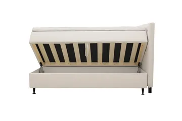 HVILA Plus Komplett Sängpaket med Förvaring 180x200 cm - Ljusbeige - Möbler - Säng - Komplett sängpaket