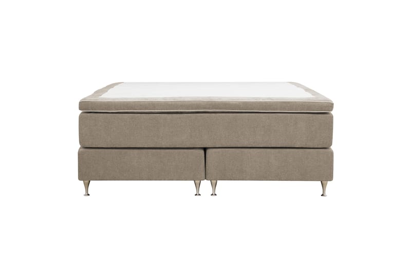 HVILA Premium Kontinentalsäng 160x200 cm - Ljusbrun Tyg - Möbler - Säng - Kontinentalsäng