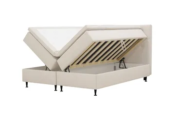 HVILA Plus Komplett Sängpaket med Förvaring 180x200 cm - Ljusbeige - Möbler - Säng - Komplett sängpaket