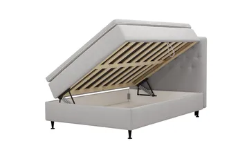 HVILA Plus Komplett Sängpaket med Förvaring 140x200 cm - Grå - Möbler - Säng - Komplett sängpaket