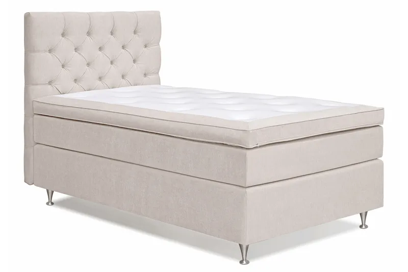 Joluma Kontinentalsäng Medium 105x200 cm - (+Fler val) 105x200 cm Ljusbeige - Möbler - Säng - Enkelsäng