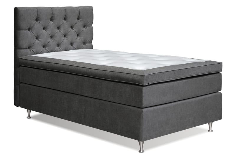 Joluma Kontinentalsäng Medium 120x200 cm - (+Fler val) 120x200 cm Mörkgrå - Möbler - Säng - Komplett sängpaket