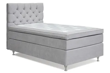 Joluma Sängpaket Fast 105x200 cm - (+Fler val) 105x200 cm Ljusgrå - Möbler - Säng - Komplett sängpaket