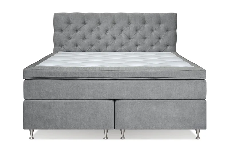 Joluma Sängpaket Fast 160x200 cm - (+Fler val) 160x200 cm Grå - Möbler - Säng - Komplett sängpaket