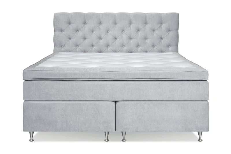 Joluma Sängpaket Fast 180x200 cm - Ljusgrå - Möbler - Säng - Komplett sängpaket