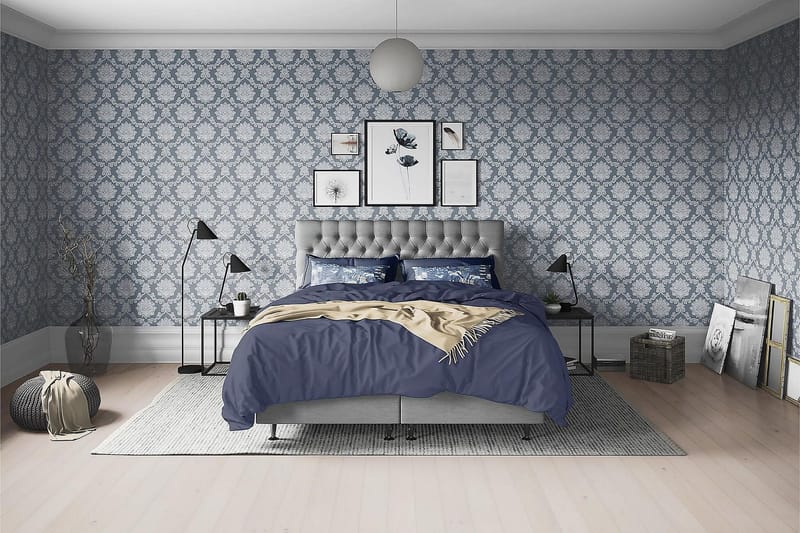 Joluma Sängpaket Medium 140x200 cm - (+Fler val) 140x200 cm Grå - Möbler - Säng - Komplett sängpaket