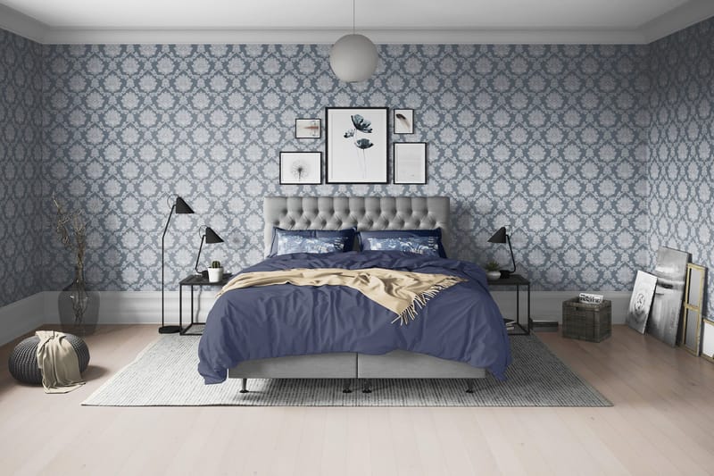 Joluma Sängpaket Medium 160x200 cm - (+Fler val) 160x200 cm Grå - Möbler - Säng - Komplett sängpaket