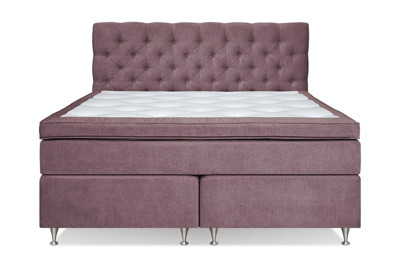 Joluma Sängpaket Medium 160x200 cm - (+Fler val) 160x200 cm Mörkrosa - Möbler - Säng - Komplett sängpaket