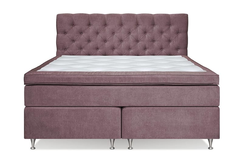 Joluma Sängpaket Medium 180x200 cm - (+Fler val) 180x200 cm Mörkrosa - Möbler - Säng - Komplett sängpaket