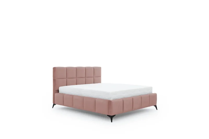 Kamble Sängram med Förvaring 180x200 cm, Rosa