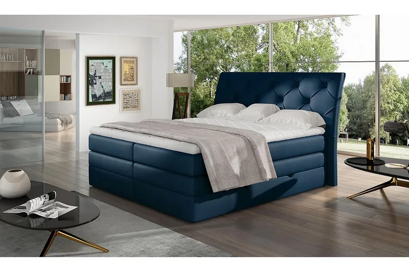 Bellamir Sängpaket 180x200 cm - Blå - Möbler - Säng - Komplett sängpaket